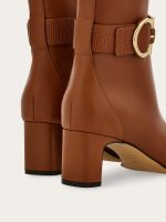 Ferragamo Gancini ornament mid heel ankle boot - Image 7